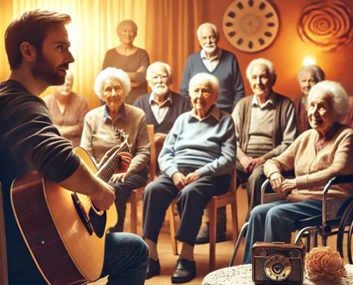 guitarist reviving memories for seniors with live music