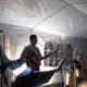 The Way Band under tent at Fraternity Party