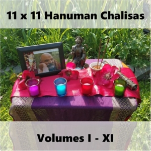 Damodar Das' album covers for 11 x 11 Hanuman Chalisa series
