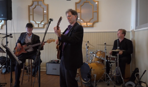 instrumental trio at wedding