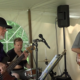 the way band playing a private party under tent