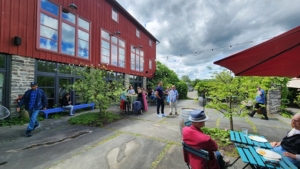 courtyard at Treman Center