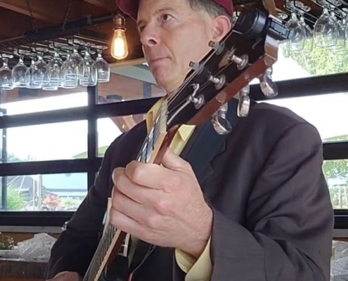 solo latin jazz guitar at wedding