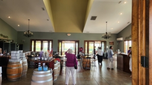 inside of Zugibe Vineyards