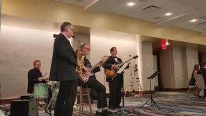 jazz band at Statler Hotel wedding