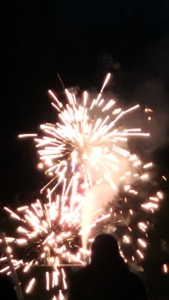 fireworks at Tumble Hill Campground