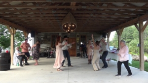 the way band country wedding reception