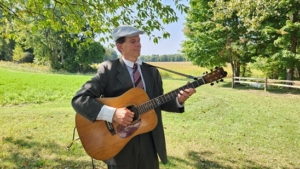 Dennis Winge acoustic guitar at wedding ceremony