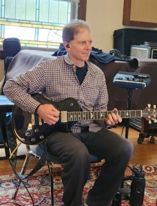 Dennis Winge, guitarist for Sunset Salsa