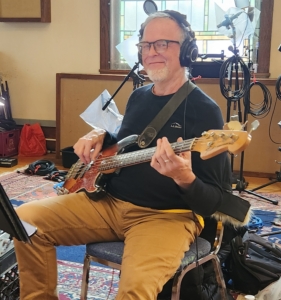 Doug Robinson, bassist for Sunset Salsa
