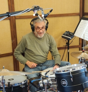 Michael Wellen, percussionist for Sunset Salsa