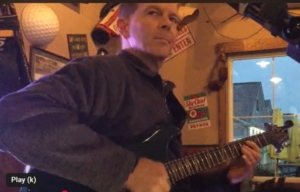 Dennis Winge playing solo latin jazz guitar