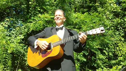 Dennis performing as wedding guitarist for Myrtle Beach ceremony
