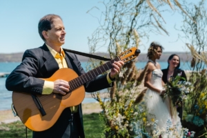 Dennis Winge playing wedding ceremony