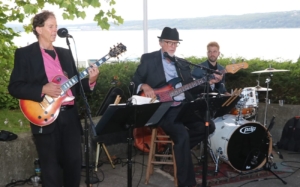 The Way Band playing a wedding at a yacht club