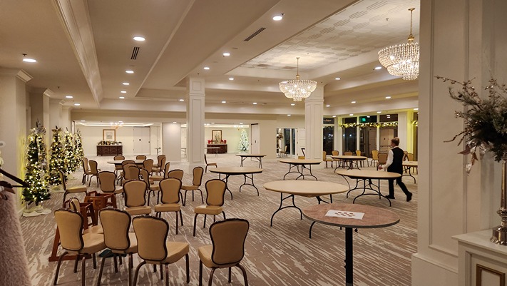 ballroom at Dunes Golf Club