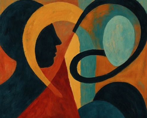 abstract drawing of musicianship