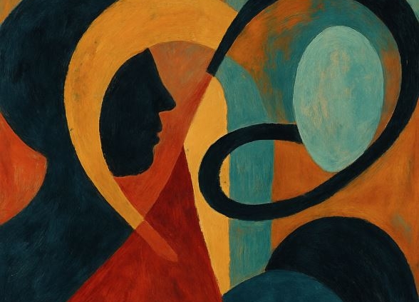abstract drawing of musicianship