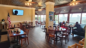 dining room at beachfront kitchen & bar