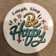 laugh, sing, be happy sticker