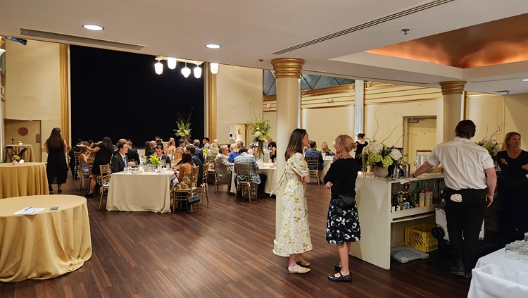 wedding rehearsal dinner at American Theatre