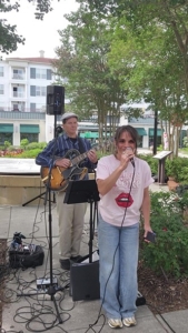 singer sitting in at Market Common Fashion Week event 2026