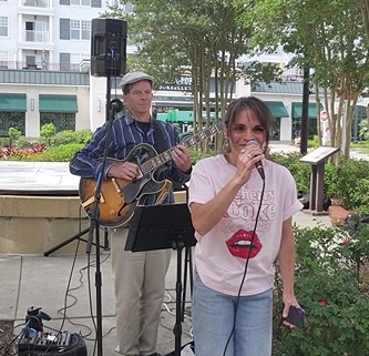 singer sitting in at Market Common Fashion Week event 2026