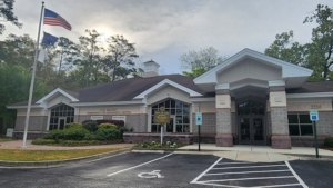 front of CB Berry Community Center in Little River