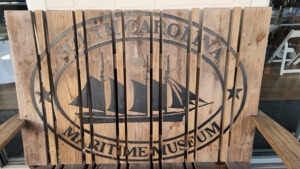 front sign at Maritime Museum in Georgetown SC