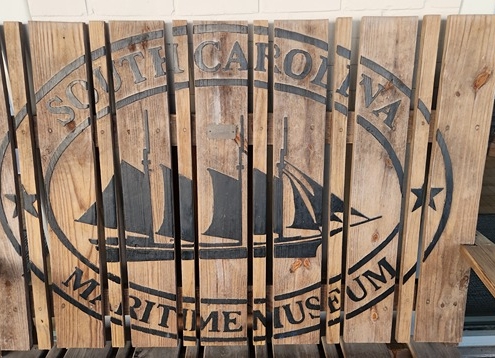 front sign at Maritime Museum in Georgetown SC