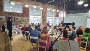 wedding rehearsal dinner at Maritime Museum in Georgetown SC