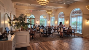 dining room at grand dunes ocean club