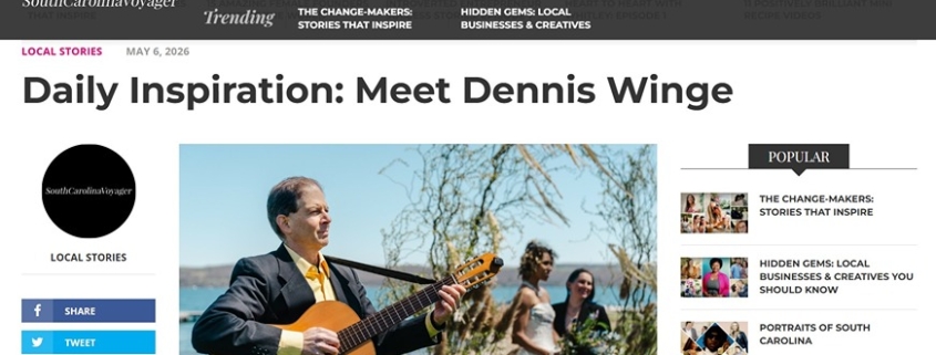 Dennis Winge featured article in South Carolina voyager
