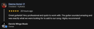 review from Deema on Google