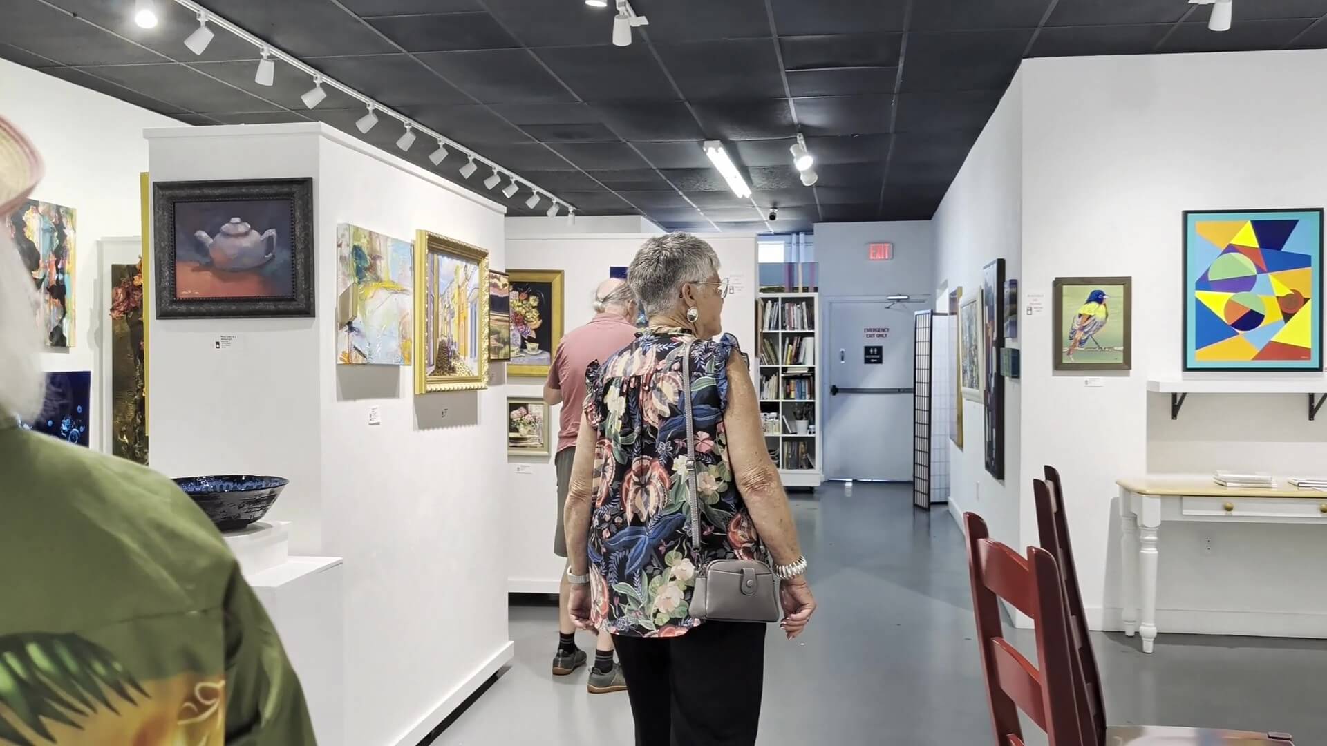 people viewing at William H. Miller Studios during ArtWalk