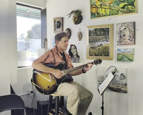 Dennis Winge at William H. Miller Studios during ArtWalk
