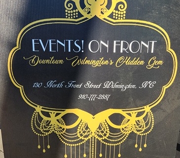sign at events on front
